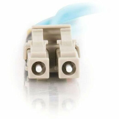 Legrand Group C2G 10m LC-LC OM3 Duplex Multimode Fiber Optic Cable – Aqua for 10 Gigabit Ethernet