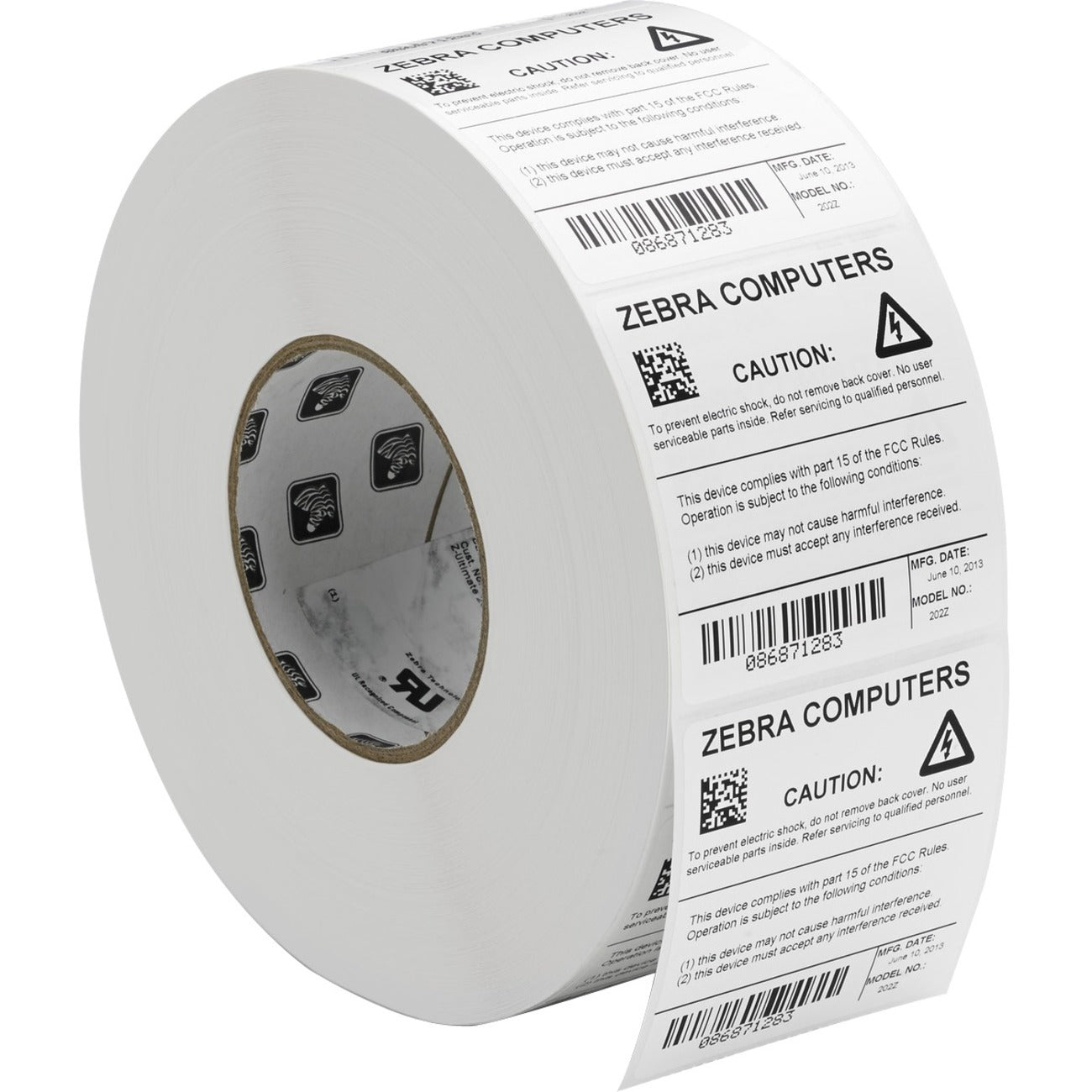 Zebra Z-Ultimate 4000T Thermal Transfer Polyester Labels - 4 x 6 Inches, Pack of 960