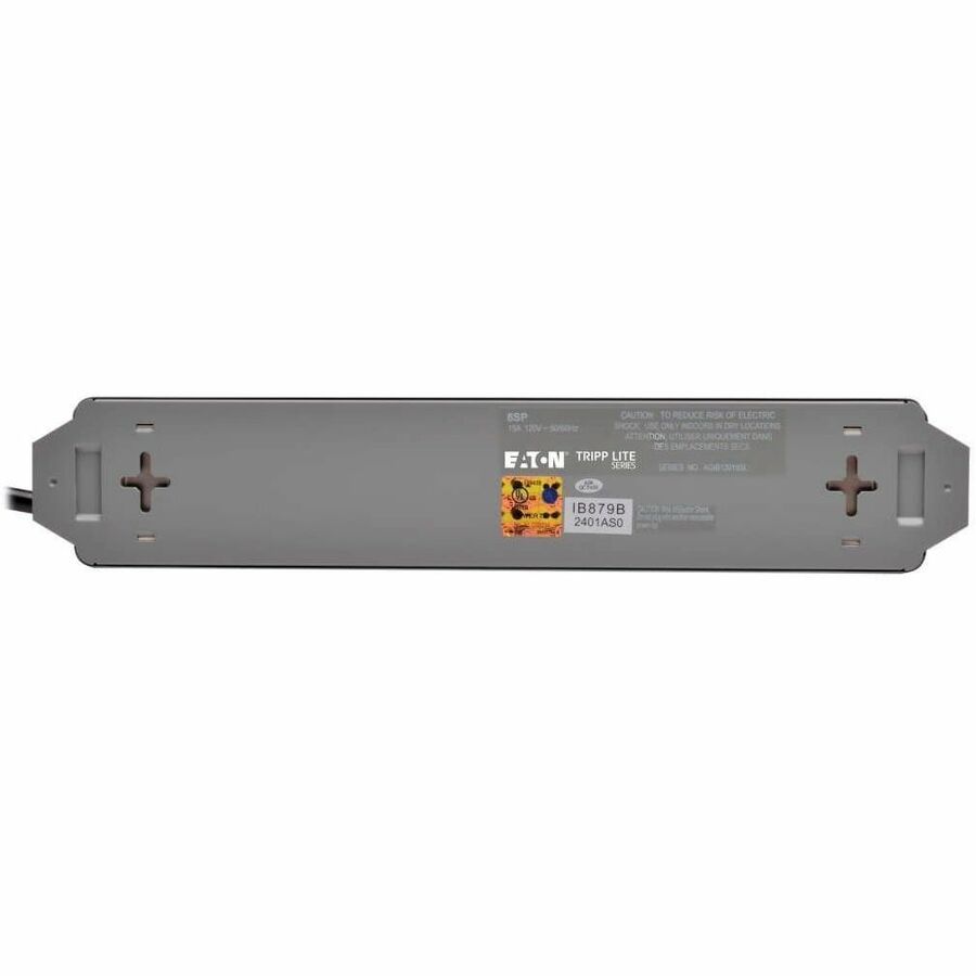 Eaton Tripp Lite 6SP Waber 6-Outlet Power Strip with Metal Housing and Lighted Switch