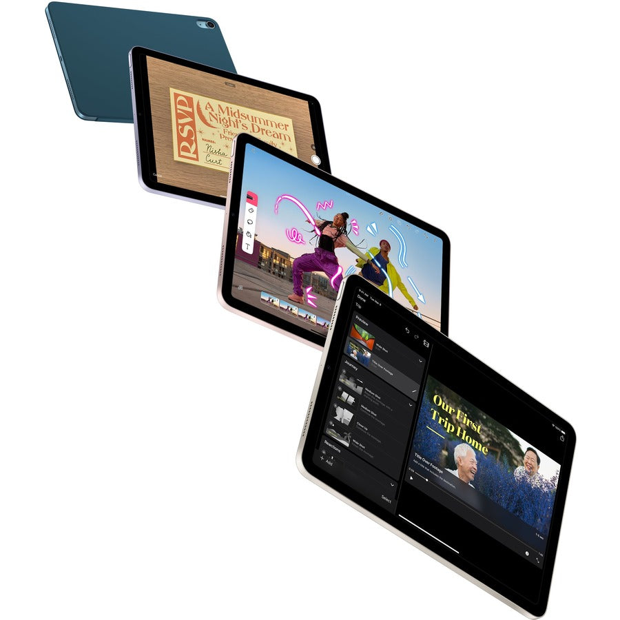 Apple iPad Air (5th Generation) Tablet - 10.9" - M1 Octa-core (8 Core) - 8 GB RAM - 64 GB Storage - iPadOS 15 - 5G - Starlight