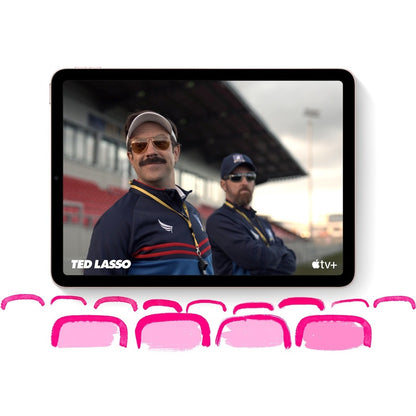 Apple iPad Air (5th Generation) Tablet - 10.9" - M1 Octa-core (8 Core) - 8 GB RAM - 64 GB Storage - iPadOS 15 - Pink
