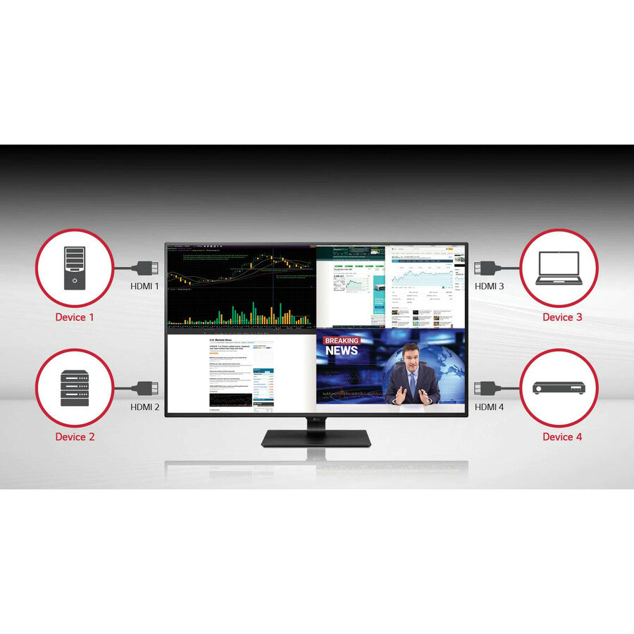 LG 43BN70U-B 42.5" 4K UHD LED LCD Monitor - 16:9 - Matte Black