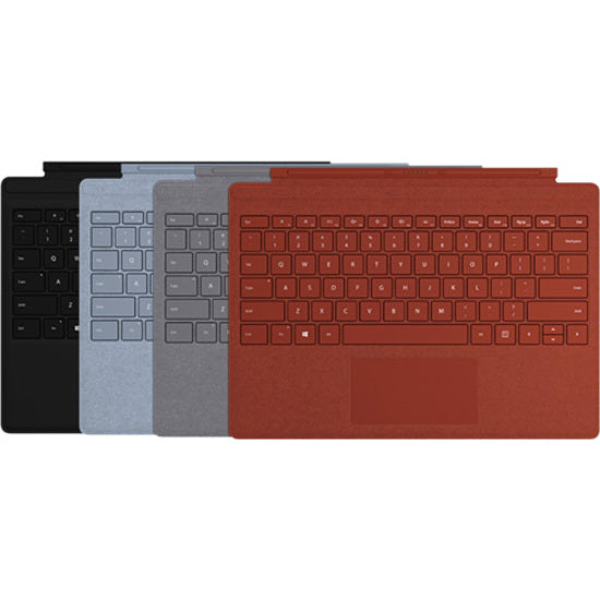 Microsoft Signature Type Cover Keyboard/Cover Case Microsoft Surface Pro (5th Gen), Surface Pro 3, Surface Pro 4, Surface Pro 6, Surface Pro 7 Tablet - Ice Blue