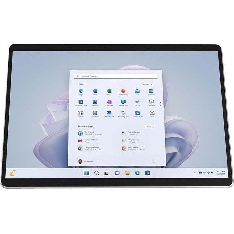 Microsoft Surface Pro 9 Tablet - 13" - SQ3 - 16 GB RAM - 512 GB SSD - Windows 11 Pro 64-bit - 5G - Platinum