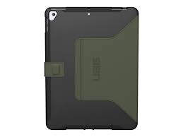 Urban Armor Gear Scout Folio Carrying Case (Folio) for 10.2" Apple iPad (7th Generation), iPad (8th Generation) Tablet - Black