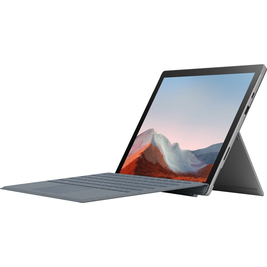 Microsoft Surface Pro 7+ Tablet - 12.3" - Core i7 11th Gen i7-1165G7 Quad-core (4 Core) 4.70 GHz - 16 GB RAM - 256 GB SSD - Windows 10 Pro - Platinum - TAA Compliant