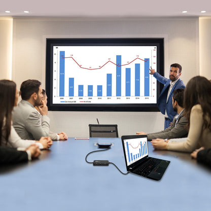 SIIG USB-C to 4-in-1 Multiport Video Adapter - DVI/VGA/DP/HDMI