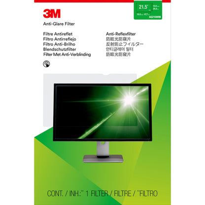 3M Anti-Glare Filter for 21.5 in Monitors 16:9 AG215W9B Clear, Matte