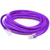AddOn 1ft RJ-45 (Male) to RJ-45 (Male) Straight Purple Cat6A UTP PVC Copper TAA Compliant Patch Cable