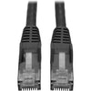 Tripp Lite 100ft Cat6 Gigabit Snagless Molded Patch Cable RJ45 M/M Black 100'