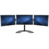 StarTech.com Triple Monitor Stand - Crossbar - Steel & Aluminum - For VESA Mount Monitors up to 27in - Computer Monitor Stand - 3 Monitor Arm
