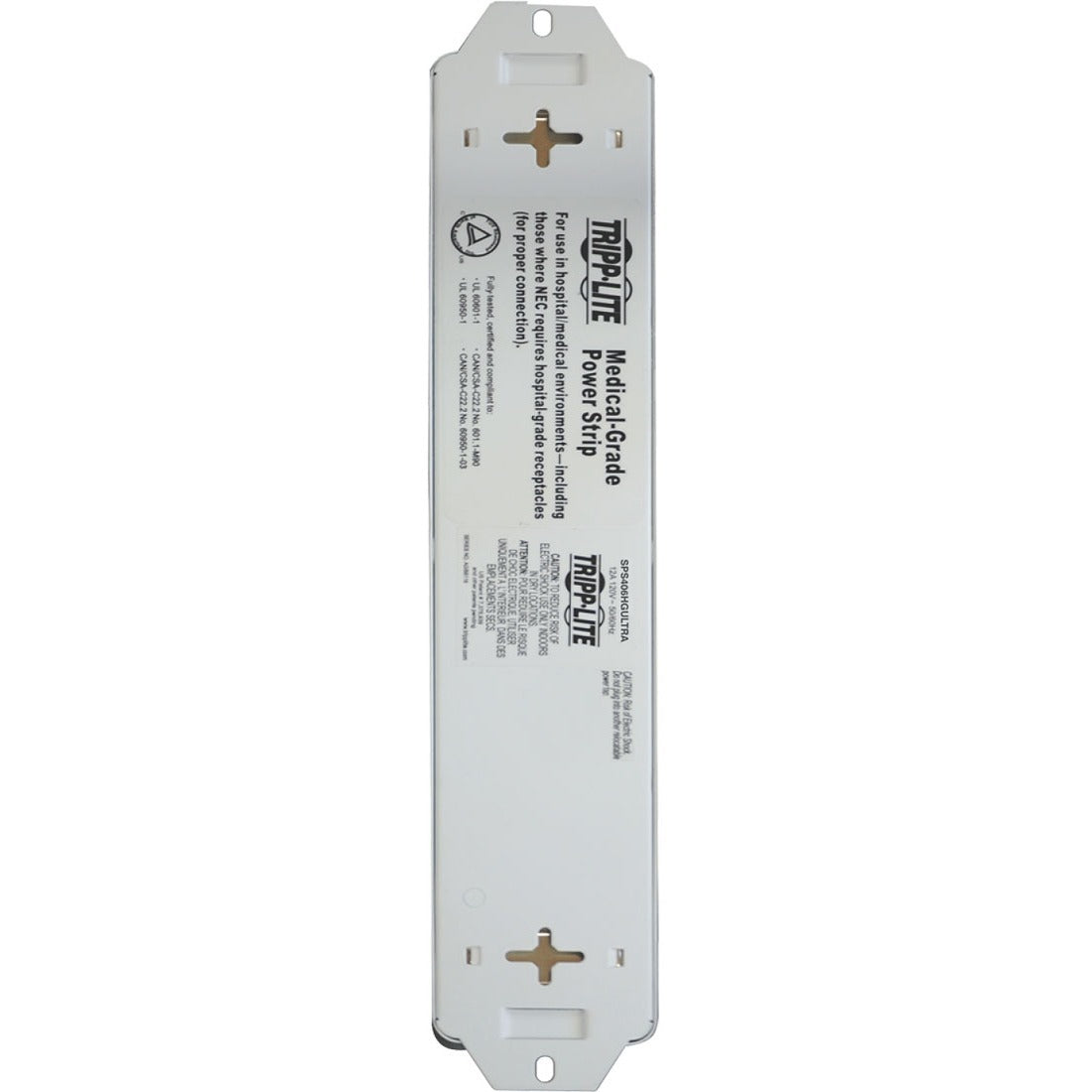 Tripp Lite Safe-IT Surge Protector Power Strip Hospital Medical Antimicrobial 4 Outlet 6' Cord