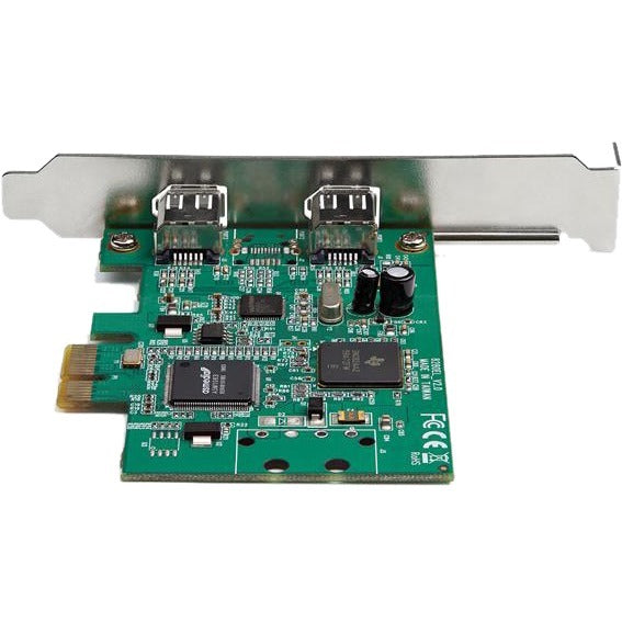 StarTech.com 2 Port 1394a PCI Express FireWire Card - TI TSB82AA2 Chipset - Plug-and-Play - PCIe FireWire Adapter (PEX1394A2V2)