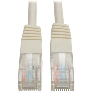 Tripp Lite 3ft Cat5e / Cat5 350MHz Molded Patch Cable RJ45 M/M White 3'
