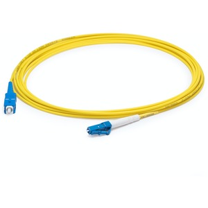 AddOn 4m LC (Male) to SC (Male) Straight Yellow OS2 Simplex Plenum Fiber Patch Cable