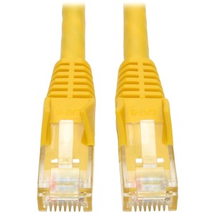 Tripp Lite 7ft Cat6 Gigabit Snagless Molded Patch Cable RJ45 M/M Yellow 7'