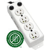 Tripp Lite Safe-IT Power Strip Hospital Medical Antimicrobial 4 Outlet UL1363A 3'-10' Coiled Cord