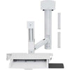 Ergotron StyleView Wall Mount for Monitor, CPU, Keyboard, Scanner, Mouse - White