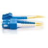 C2G-6m LC-SC 9/125 OS1 Duplex Singlemode PVC Fiber Optic Cable (LSZH) - Yellow