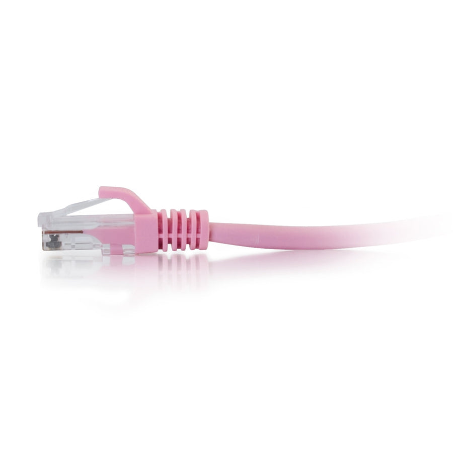 C2G 6IN Cat6a Snagless Unshielded (UTP) Network Patch Ethernet Cable-Pink