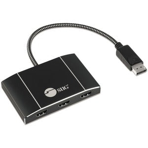 Triple 4K DisplayPort 1.4 to HDMI MST Hub Splitter