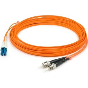 AddOn 2m SC (Male) to ST (Male) Orange OM1 Duplex Fiber OFNR (Riser-Rated) Patch Cable