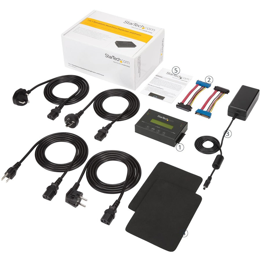 StarTech.com Standalone 2.5 / 3.5" SATA Hard Drive Duplicator and Eraser