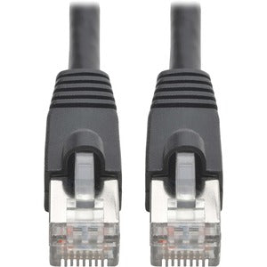 Tripp Lite Cat6a Snagless Shielded STP Patch Cable 10G, PoE Black M/M 35ft