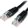 StarTech.com 6 ft Black Molded Cat5e UTP Patch Cable