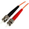 3m Fiber Optic Cable - Multimode Duplex 50/125 - OFNP Plenum - LC/ST - OM2 - LC to ST Fiber Patch Cable