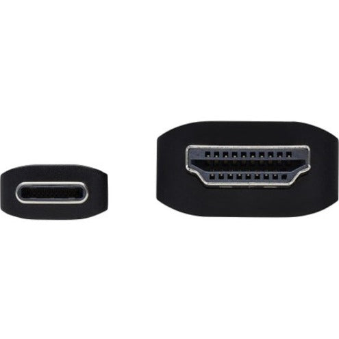 Tripp Lite USB C to HDMI Adapter Cable 4K60Hz HDR DP 1.4 Alt Mode Black 3ft