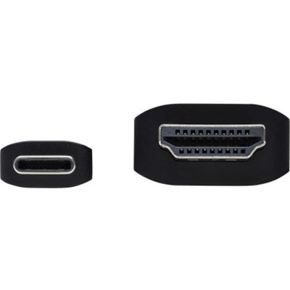 Tripp Lite USB C to HDMI Adapter Cable 4K60Hz HDR DP 1.4 Alt Mode Black 3ft