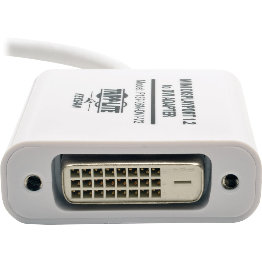Tripp Lite Keyspan Mini DisplayPort to DVI Active Adapter Converter 6" Mini DP MDP to DVI Mini Dport