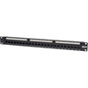 Tripp Lite 24-Port Cat6 Cat5 Patch Panel Feed Through Rackmount 568A/B RJ45 1URM TAA