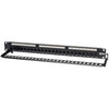 Tripp Lite 24-Port Cat6 Cat5 Patch Panel Feed Through Rackmount 568A/B RJ45 1URM TAA