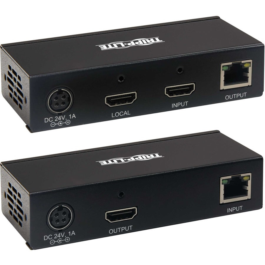 Tripp Lite HDMI Over Cat6 Extender Kit w KVM Support 4K60Hz USB/IR PoC TAA