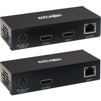 Tripp Lite HDMI Over Cat6 Extender Kit w KVM Support 4K60Hz USB/IR PoC TAA