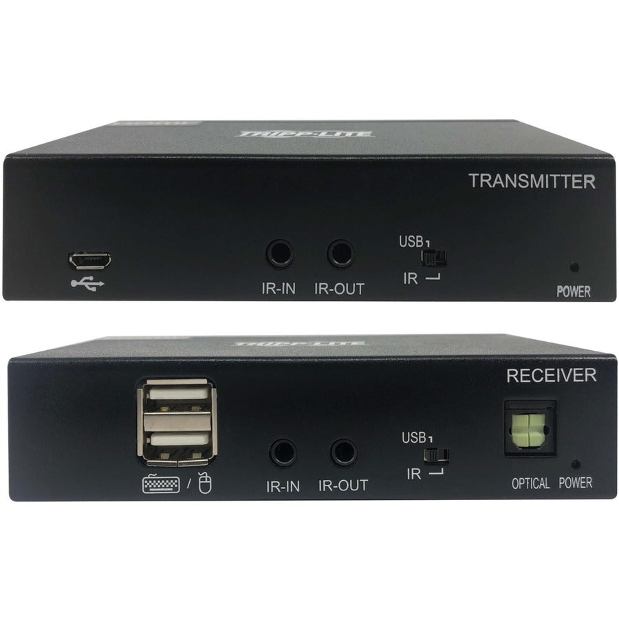 Tripp Lite HDMI Over Cat6 Extender Kit w KVM Support 4K60Hz USB/IR PoC TAA