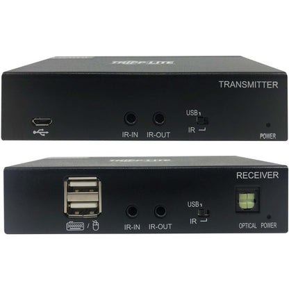 Tripp Lite HDMI Over Cat6 Extender Kit w KVM Support 4K60Hz USB/IR PoC TAA