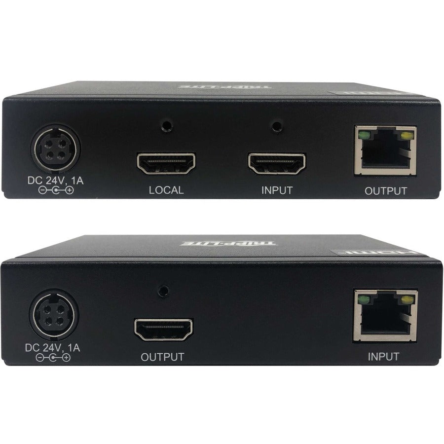 Tripp Lite HDMI Over Cat6 Extender Kit w KVM Support 4K60Hz USB/IR PoC TAA
