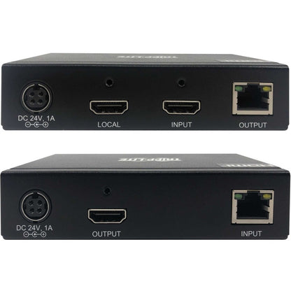 Tripp Lite HDMI Over Cat6 Extender Kit w KVM Support 4K60Hz USB/IR PoC TAA