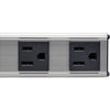 Tripp Lite 4-Outlet Power Strip NEMA 5-15R 5-15P 10ft Cord 12 inches Metal