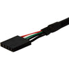 StarTech.com StarTech.com 1 ft Panel Mount USB Cable - USB A to Motherboard Header Cable F/F