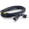 C2G 1ft Universal Power Cord - 18 AWG - NEMA 5-15P to IEC320C13