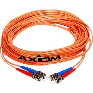 Axiom LC/ST Multimode Duplex OM1 62.5/125 Fiber Optic Cable 1m
