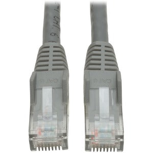 Tripp Lite 10ft Cat6 Gigabit Snagless Molded Patch Cable RJ45 M/M Gray 10'