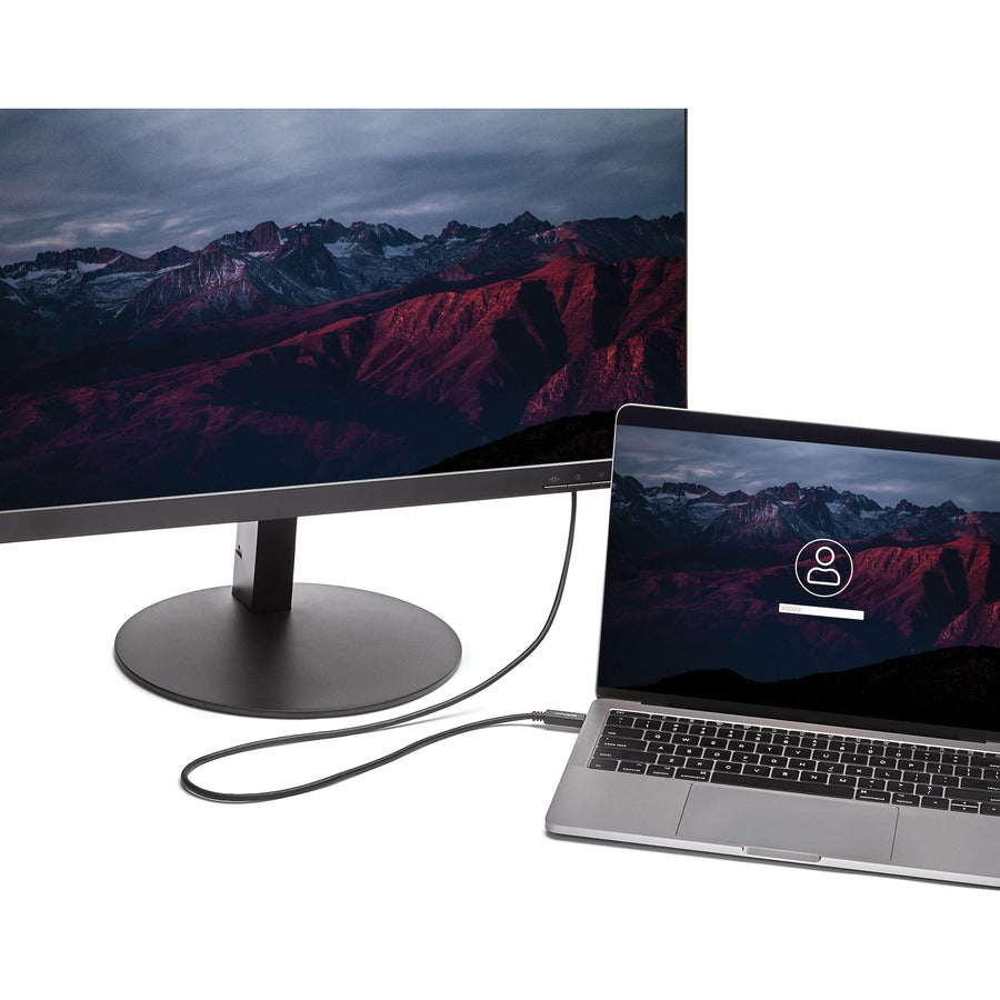 StarTech.com 6.6 ft / 2 m USB-C to DVI Cable - USB Type-C Video Adapter Cable - 1920 x 1200 - Black