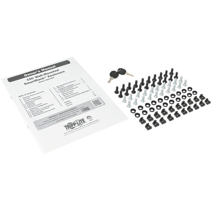 Tripp Lite 15U Wall Mount Rack Enclosure Server Cabinet Hinged Wallmount