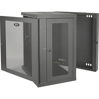 Tripp Lite 15U Wall Mount Rack Enclosure Server Cabinet Hinged Wallmount