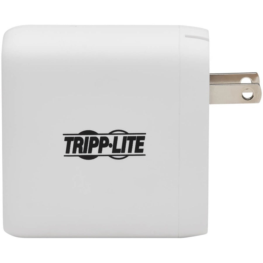 Tripp Lite USB C Wall Charger 2-Port Compact Gan Technology 68W PD3.0 White